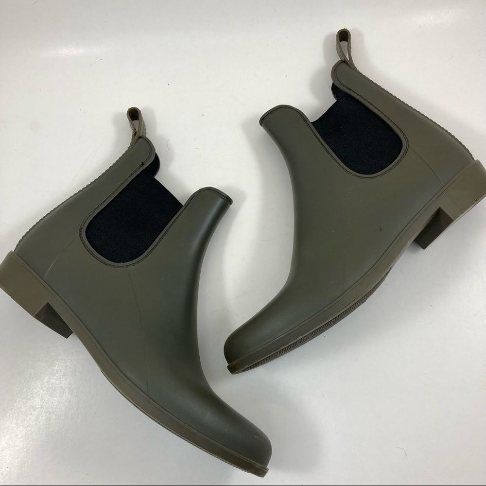 Merona Olive Green Rain Boots 8